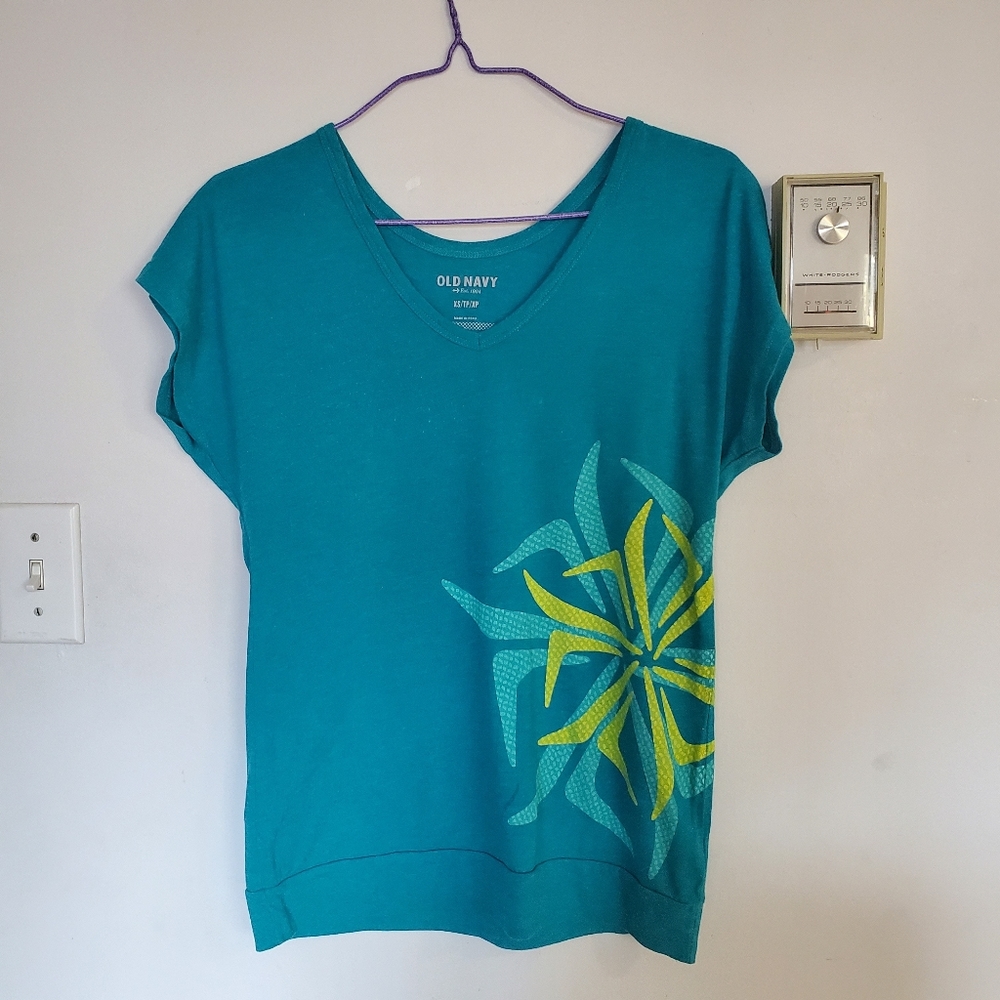 Old Navy Teal Green Tshirt
